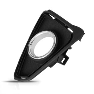 Tela Frontal Farol Milha Rav4 2017 2018 Com Furo Aro Cromado Lado Esquerdo