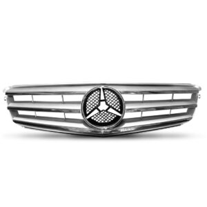 Grade Mercedes C180 2008 2009 2010 2011 Friso 1a Linha Prateado