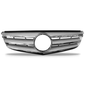 Grade Radiador Mercedes C180 2012 2013 2014 E Prata 1a Linha Prateado