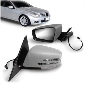 Retrovisor C180 2008 2010 2011 Eletrico Com Sinaleira Primer Lado Esquerdo