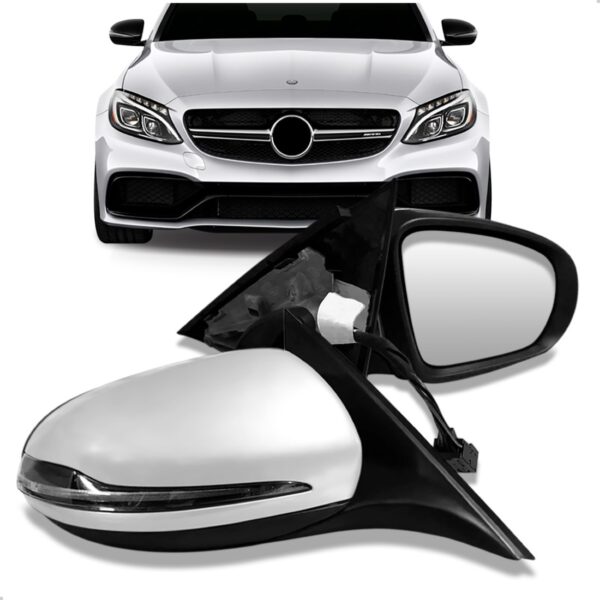 Retrovisor Mercedes C180 C200 15 A 18 Com Sinaleira E Aquec Lado Direito