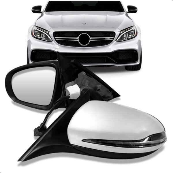 Retrovisor Mercedes C180 C200 15 A 18 Com Sinaleira E Aquec Lado Esquerdo