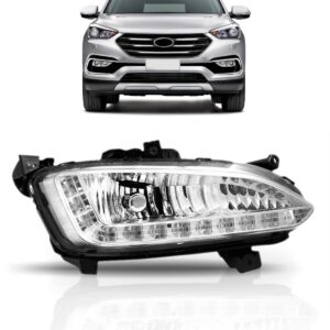 Farolete Milha Auxiliar Santa Fé 2014 2015 2016 2017 Sem Led Lado Direito