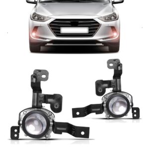 Farol Milha Para Elantra 2017 2018 Com Suporte 1ª Linha Esquerdo