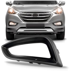 Moldura Farol Milha Auxiliar Ix35 2016 2017 Cinza Lado Esquerdo