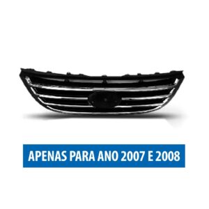 Grade Dianteira Cerato 2006 2007 2008 Com Friso 1a Linha Preto