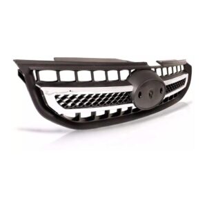 Grade Sportage 2009 2010 Dianteira Com Friso Cromado Preto