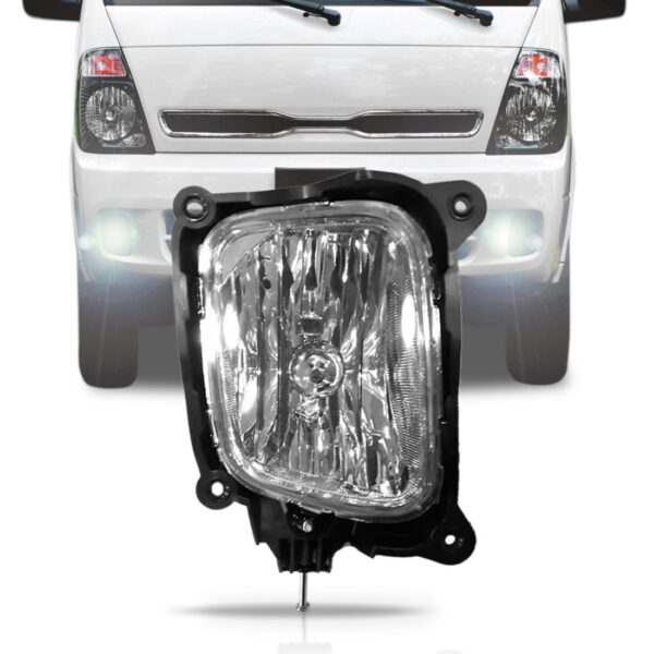 Farol Milha Auxiliar Bongo 2012 13 2014 15 16 2017 1ª Linha Cristal