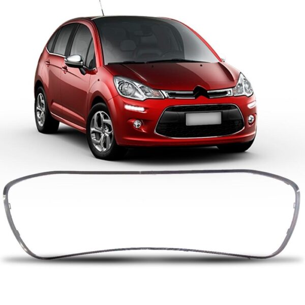 Friso Grade Central Parachoque Citroen C3 2013 2014 2015 201