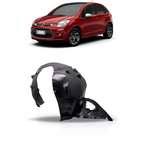 Parabarro Dianteiro C3 2013 2014 2015 2016 2017 2018 Lado Esquerdo