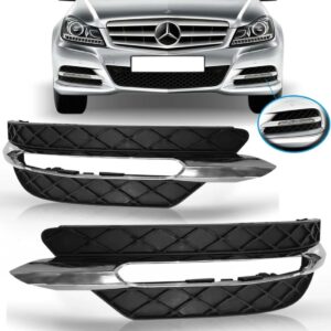 Moldura De Milha Mercedes-benz C200 2012 2013 2014 C/furo Lado Direito