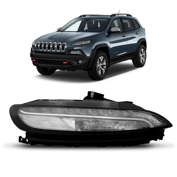 Farol Jeep Cherokee Superior 2014 2015 2016 C/led 1ª Linha Direito/passageiro