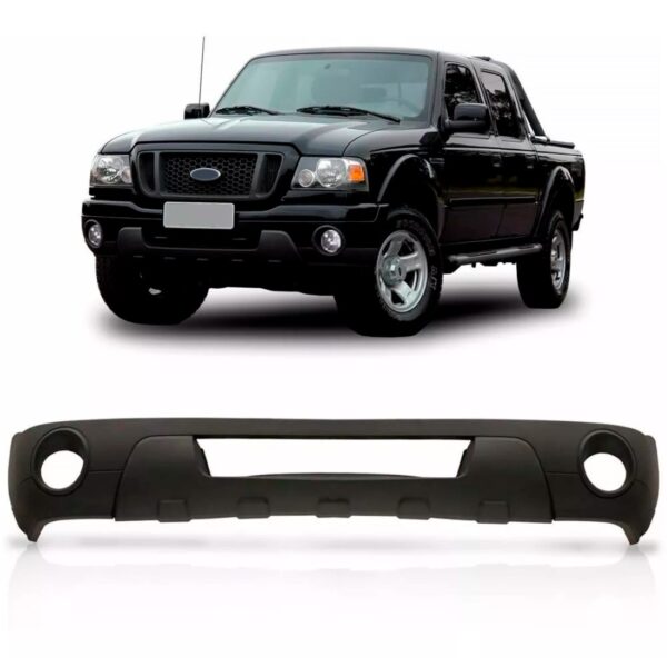 Spoiler Dianteiro Para Ranger 2005 2006 2007 2008 2009 Preto