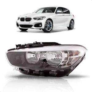 Farol Para Bmw Serie 1 2016 A 2018 Eletrico Com Led C/ Friso Lado Esquerdo