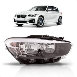 Farol Para Bmw Serie 1 2016 A 2018 Eletrico Com Led C/ Friso Lado Direito
