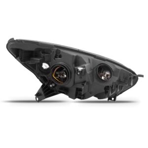 Farol Renault Captur 2017 A 2018 Foco Duplo Mascara Cromada Lado Esquerdo