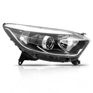 Farol Renault Captur 2017 A 2018 Foco Duplo Mascara Cromada Lado Esquerdo