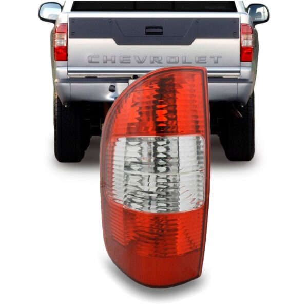 Lanterna Traseira S10 Pit-bull 10 A 11 Cristal 1ª Linha Esquerdo Vermelho