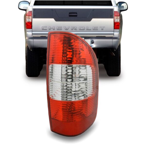 Lanterna Traseira S10 Pit-bull 10 A 11 Cristal 1ª Linha Direito Vermelho