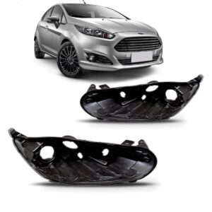 Carcaça Farol Para Ford Fiesta 2013 2014 2015 2016 2017 Lado Esquerdo