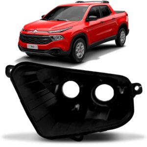 Carcaça Farol Principal Fiat Toro 2016 2017 2018. Esquerdo