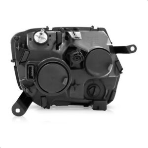 Farol Duster 15 16 Manual Preto Com Friso Cromado 1ª Linha Esquerdo/motorista