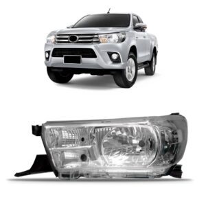 Farol Hilux Srv 2016 2017 2018 2019 2020 Manual Sem Led Lado Esquerdo