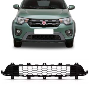 Grade Inferior Parachoque Fiat Mobi 2016 2017 2018 1a Linha Preto