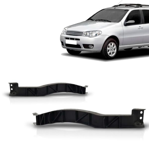 Guia Parachoque Dianteiro Palio 2004 2005 06 07 08 09/2012 Lado Esquerdo