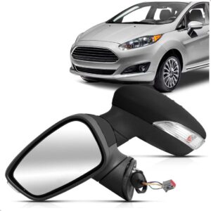 Retrovisor Fiesta 11 12 13 14 15 A 19 Eletrico Com Sinaleira Lado Esquerdo