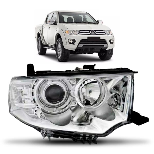 Farol Pajero Dakar E Triton 14 A 2018 Fume Eletrico 1ª Linha Esquerdo/motorista