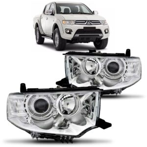 Farol Pajero Dakar E Triton 14 A 2018 Fume Eletrico 1ª Linha Esquerdo/motorista