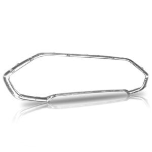 Moldura Grade Ecosport Radiador 2017 2018 2019 Cinza Escuro