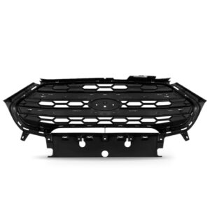 Grade Radiador Ecosport 2017 2018 2019 C/ Friso Cinza Escuro Preto