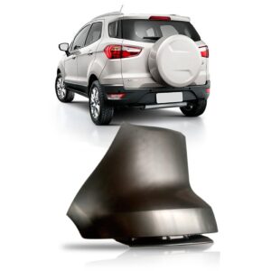 Ponteira Parachoque Traseiro Ecosport 2013 A 2019 Preto Lado Esquerdo