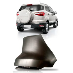 Ponteira Parachoque Traseiro Ecosport 2013 A 2019 Preto Lado Direito