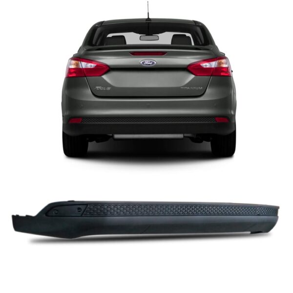 Spoiler Traseiro Ford Focus Sedan 2014 2015 Preto