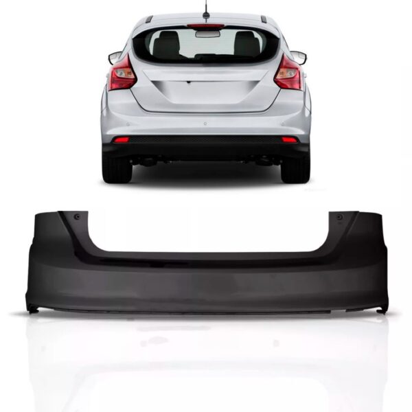 Parachoque Traseiro Focus 2014 A 2017 Hatch S/furo 1a Linha