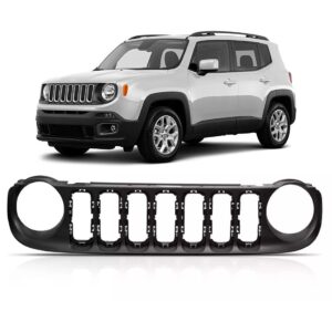 Grade Radiador Para Jeep Renagade 2015 A 2018 1a Linha Plástico