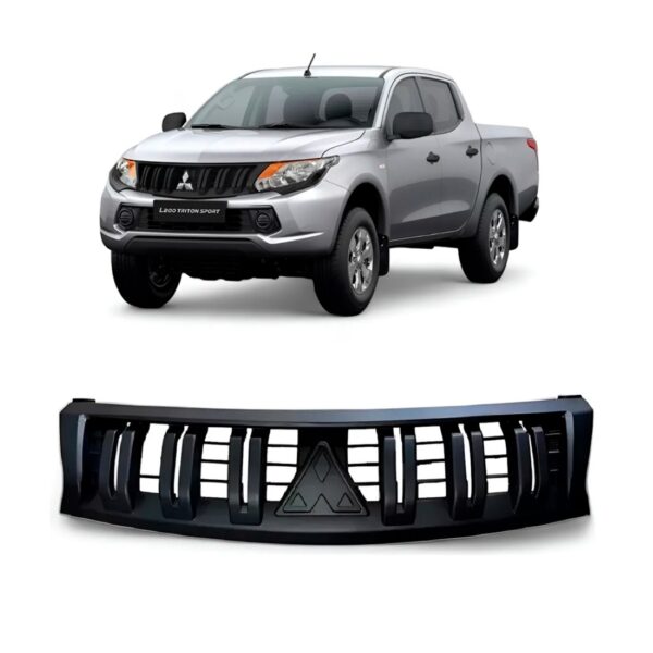 Grade Radiador L200 Triton Sport 2017 A 2025 1a Linha Preto