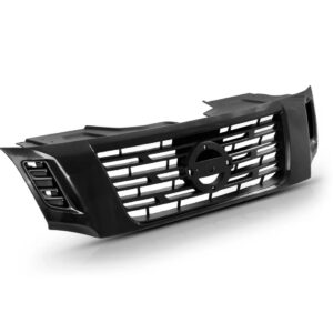 Grade Radiador Nissan Frontier 17 2018 Texturizado 1a Linha Preto