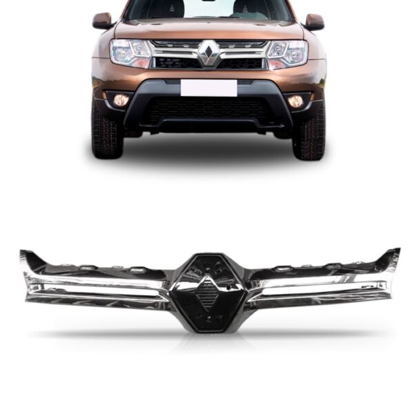 Moldura Grade Duster Oroch 2015 2016 2017 2018 Cromado