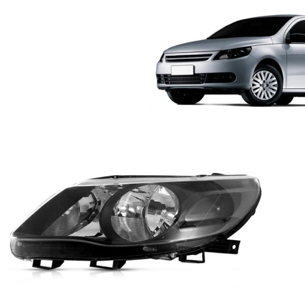 Farol Fume Escuro Foco Duplo Gol G5 2009 A 2012 1ª Linha - Esquerdo/motorista