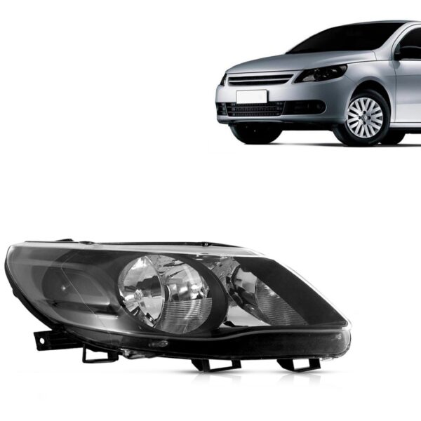 Farol Fume Escuro Foco Duplo Gol G5 2009 A 2012 1ª Linha - Direito/passageiro