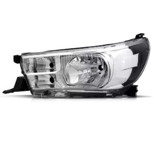 Farol Hilux Srv 16 A 17 Elétrico Com Motor Sem Led 1ª Linha Esquerdo/motorista