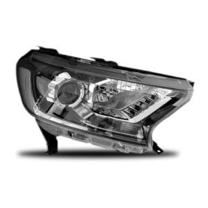Farol Ranger 2016 A 2018 Eletrico C/motor C/projetor Cromado Lado Direito