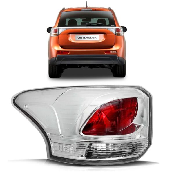 Lanterna Para Mitsubishi Outlander 2014 2015 Canto Traseira Lado Esquerdo