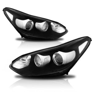 Farol Sportage 2017 A 2019 Eletrico C Motor C Projetor C Led Lado Esquerdo