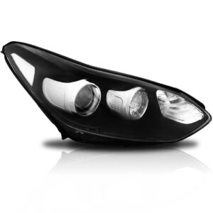 Farol Sportage 2017 A 2019 Eletrico C Motor C Projetor C Led Lado Direito