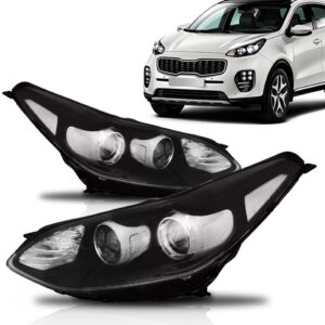 Farol Dianteiro Sportage 2017 A 2019 Manual C Projetor C Led Lado Esquerdo